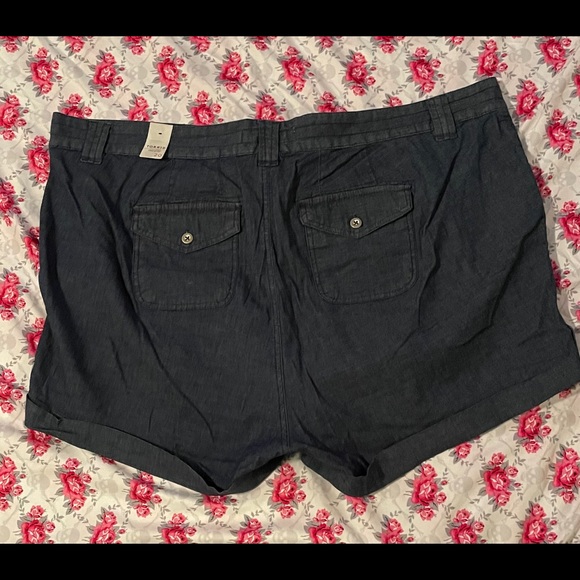 Blue denim shorts - Picture 2 of 3